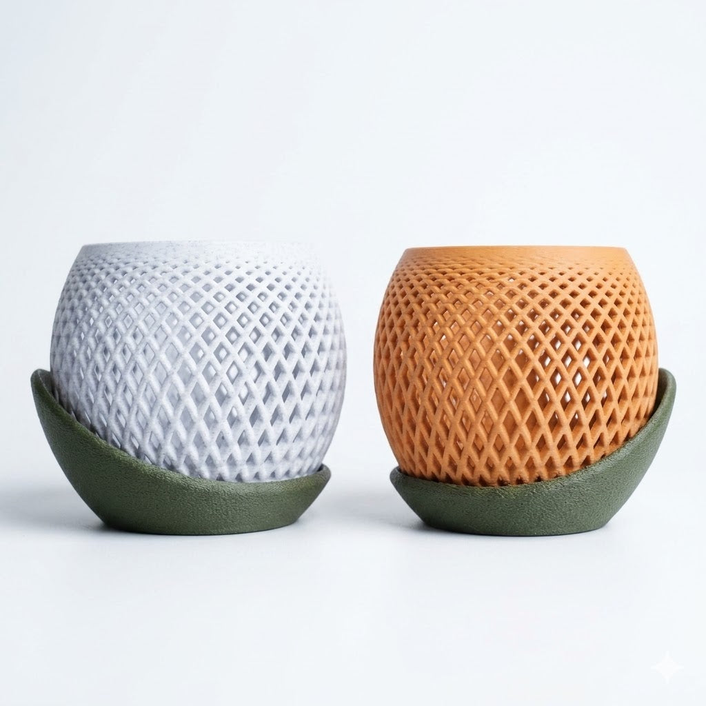 Polygon Orchid Planter