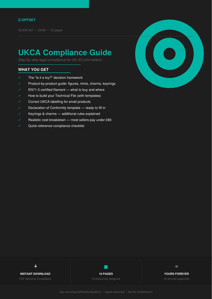 UKCA Compliance Guide for Mini 3D Prints and 3D Printed Toys