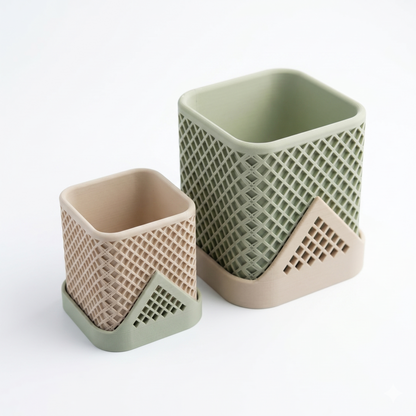 Square Polygon Planter