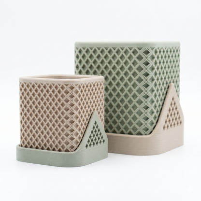 Square Polygon Planter