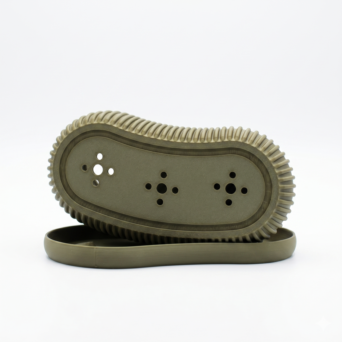 Terra Planter base showing drainage holes — 3D printed bonsai pot by Lux Print Labs