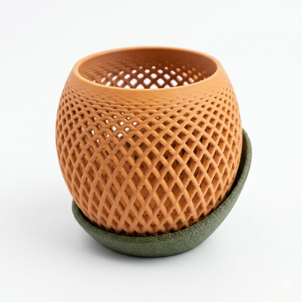 Polygon Orchid Planter